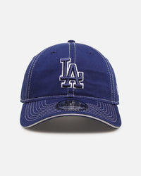 New Era Los Angeles Dodgers 'Contrast Stitch' 9TWENTY Strapback Official Team Colour
