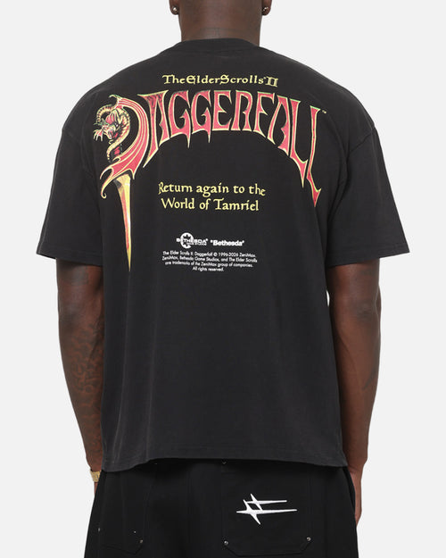 73Studio X Skyrim: The Elder Scrolls Daggerfall T-Shirt Black Acidwash