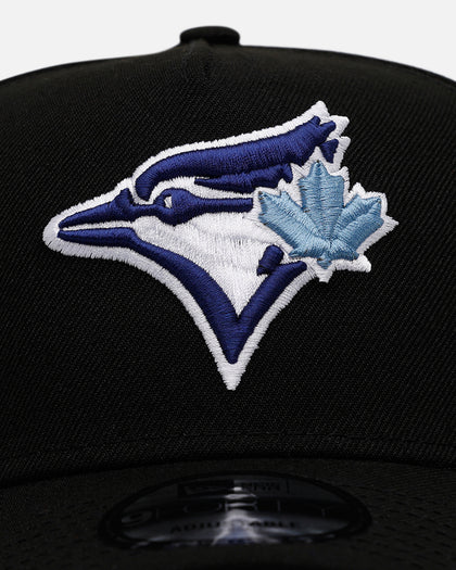 New Era Toronto Blue Jays 'Black And Sky Blue' 9FORTY A-Frame Snapback Black/Sky Blue