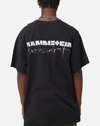 Rammstein Cracked Glass Vintage T-Shirt Black Vintage