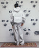 Carre Grit Zip Hoodie Grey Marle