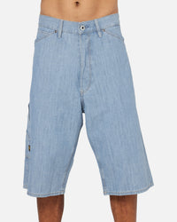 G-Star Bam Logger Denim Shorts Vintage Blue