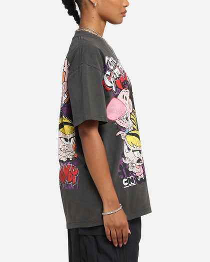 American Thrift X Cartoon Network Grim Adventures Heavy T-Shirt Black Wash