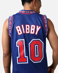 Mitchell & Ness Vancouver Grizzlies Mike Bibby 1998-99 College Twist Swing Jersey Navy/Red