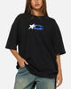 Carre Star Mark T-Shirt Black Acidwash