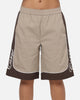 Carre Script Boardshorts Brown