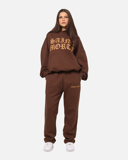 Saint Morta Sacred Script Track Pants Brown