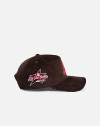 New Era Atlanta Braves 'Walnut Cord' 9FORTY A-Frame Snapback Walnut