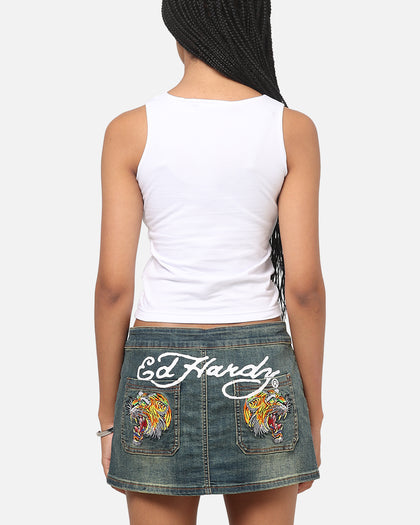 Ed Hardy Women's Holy Tank White