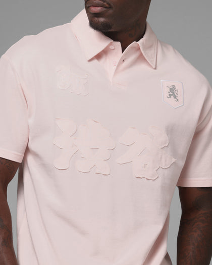 Loiter Unity Polo T-Shirt Pink
