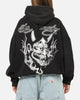 Ed Hardy Double Horns Hoodie Black Acidwash