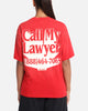 Market Call My Lawyer 3D T-Shirt Red