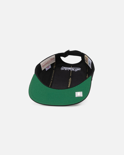 Mitchell & Ness Charlotte Hornets Team Logo Camper Strapback Black
