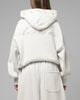 Loiter Pearl Zip Hoodie Off White