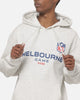 Majestic Athletic Melbourne NFL Crest Hoodie Silver Marle