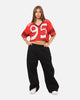 Nike Women's Sportswear Oversized Cropped Jersey University Red