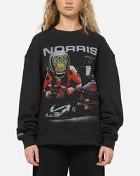 Mitchell & Ness X Mclaren Lando Norris Signature Crewneck Washed Black