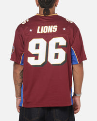 Mitchell & Ness Brisbane Lions AFL 96 Jersey Sour Cherry