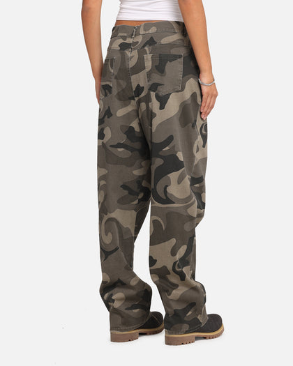 XXIII Washed Camo Pants Camo