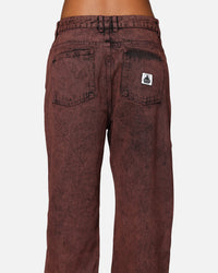 X-Large Bull Denim 91 Pant Burgundy
