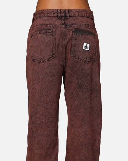 X-Large Bull Denim 91 Pant Burgundy