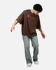 Champion Mega Jocktag Scrip T-Shirt Chocolate