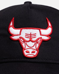 New Era Chicago Bulls 'Glow Scratch' 9FORTY A-Frame Snapback Black
