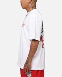 Ed Hardy Flaming Cobra T-Shirt White