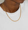 Saint Morta 4.3mm Smooth Cut Cuban Chain Gold