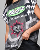 Loiter Motorsport Muscle T-Shirt Grey/Multi-Coloured