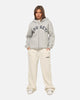 Vouseti Varsity Zip Hoodie Grey Marle