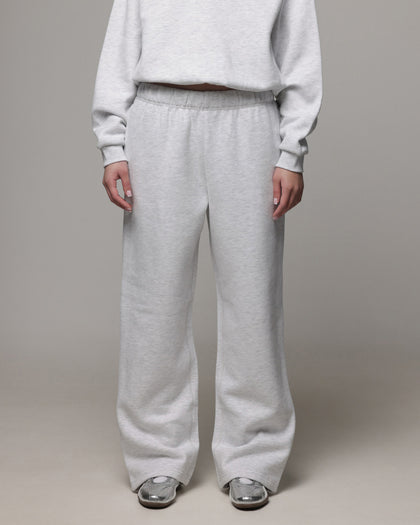 American Thrift Women's Straight Leg Trackpants Grey Heather