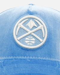 New Era Denver Nuggets 'Sky Velvet' 9FORTY A-Frame Snapback Sky Blue