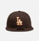 New Era Los Angeles Dodgers 'Walnut' 59FIFTY Fitted Dark Brown