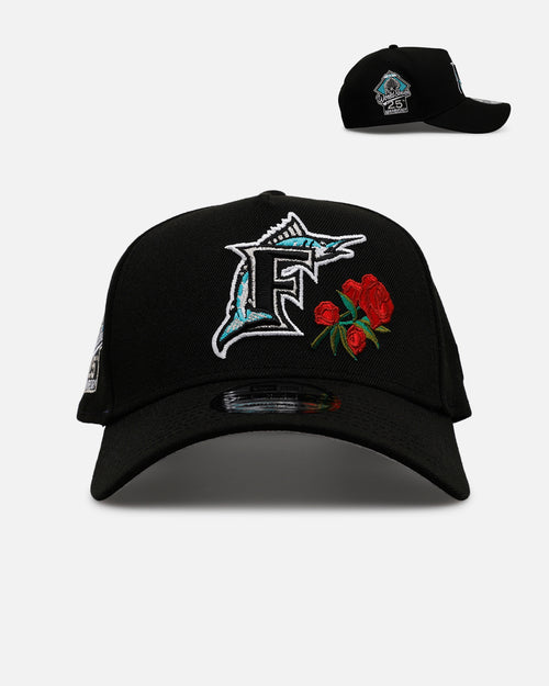 New Era Florida Marlins 'Rose Emblem' 9FORTY A-Frame Snapback Official Team Color