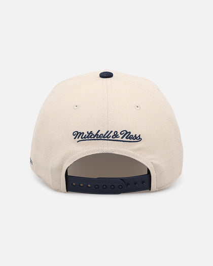 Mitchell & Ness Los Angeles Clippers 'Visor Stripes' Pro Pinch Snapback Natural