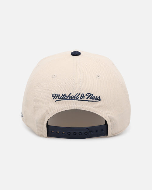 Mitchell & Ness Los Angeles Clippers 'Visor Stripes' Pro Pinch Snapback Natural