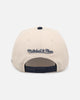 Mitchell & Ness Los Angeles Clippers 'Visor Stripes' Pro Pinch Snapback Natural
