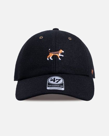 47 Brand Beagle Wool 47 Clean Up Strapback Black