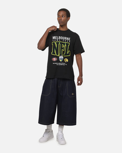 Majestic Athletic NFL Green and Gold T-Shirt Black
