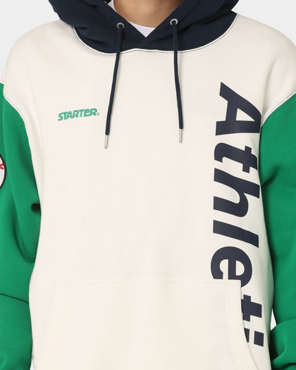 Starter Athletic Panel Hoodie Navy/Green