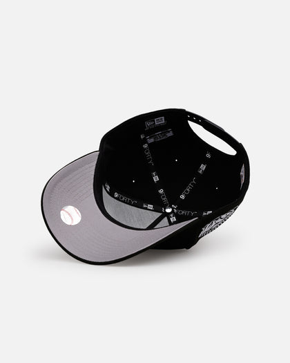 New Era Baltimore Orioles 'Black White Upside Down Logo' 9FORTY A-Frame Snapback Black/White