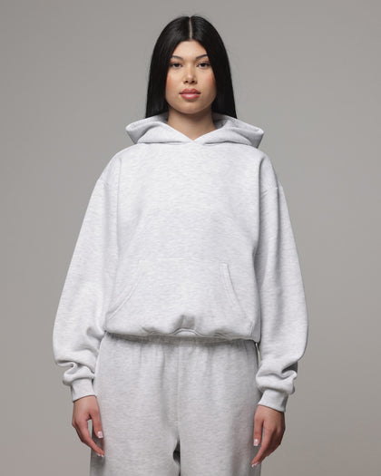 American Thrift Women's Classic Hoodie Grey Heather
