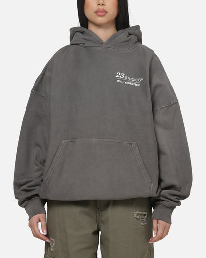 XXII Collectives Hoodie Charcoal/White