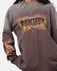Pantera Pantera Vintage Long Sleeve T-Shirt Dark Brown
