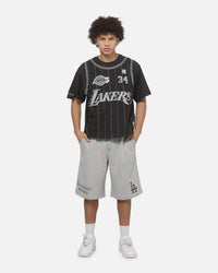 Mitchell & Ness Los Angeles Lakers Shaquille O'Neal #34 Faux Jersey T-Shirt Faded Black