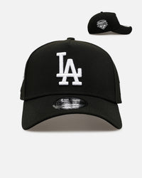 New Era Los Angeles Dodgers '2025 World Series Champions' 9FORTY A-Frame Snapback Black/White