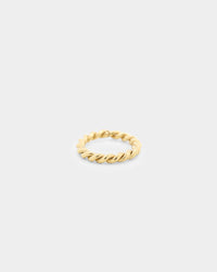 Raising Hell Women's Braided Ring Gold