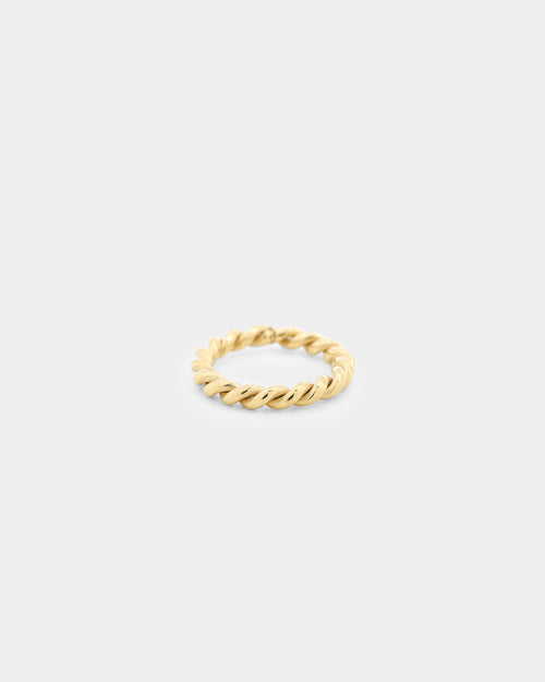 Raising Hell Women's Braided Ring Gold