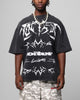 Loiter Metal Stacked Vintage T-Shirt Vintage Black